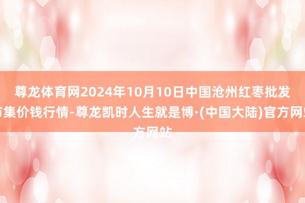 尊龙体育网2024年10月10日中国沧州红枣批发市集价钱行情-尊龙凯时人生就是博·(中国大陆)官方网站