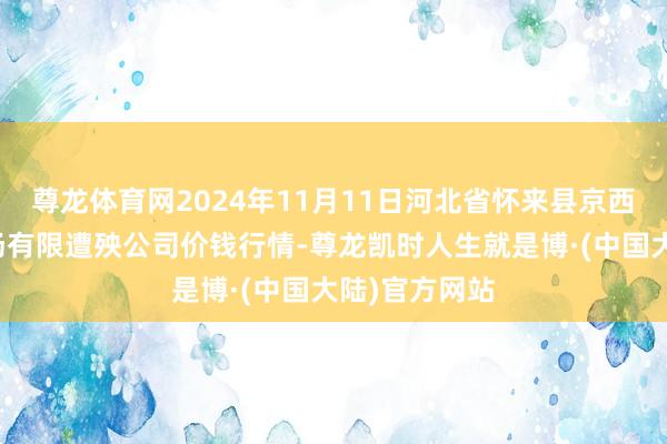 尊龙体育网2024年11月11日河北省怀来县京西果菜批发商场有限遭殃公司价钱行情-尊龙凯时人生就是博·(中国大陆)官方网站